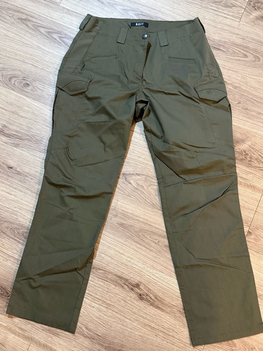 5.11 Tactical Women's Olive Straight-Leg Tactical Pants